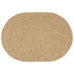 vidaXL Tapis ZIZUR Marron PP