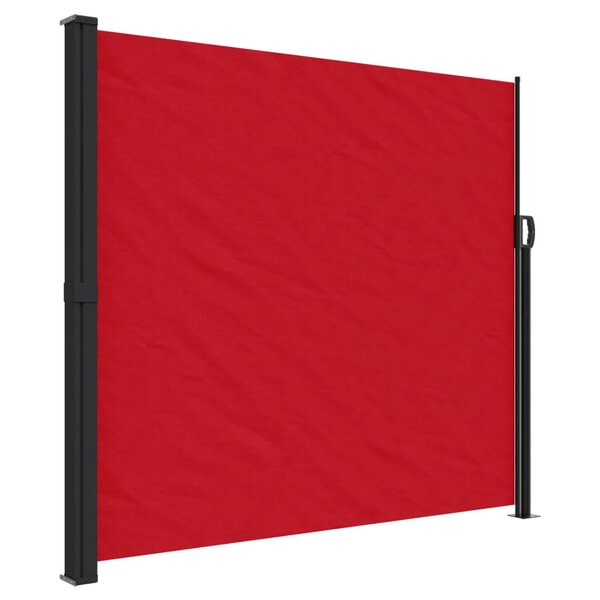 vidaXL Auvent latéral rétractable rouge 180x600 cm