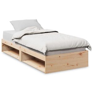 vidaXL Lit de jour sans matelas 80x200 cm bois de pin massif