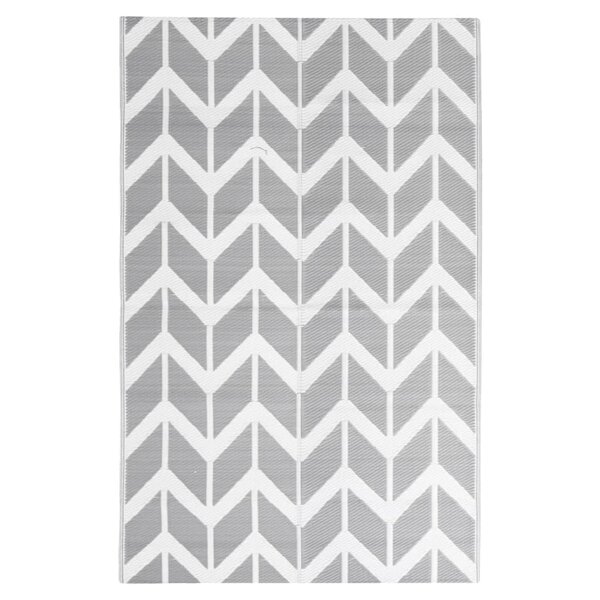 vidaXL Tapis d'extérieur ARAKIL Gris 190x290 cm PP