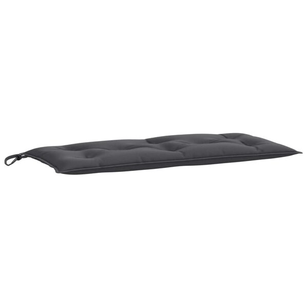 vidaXL Coussin de banc de jardin anthracite mélangé 100x50x7 cm tissu
