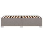 vidaXL Cadre de lit sans matelas taupe 90x190 cm tissu