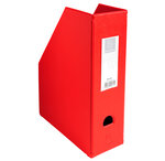 Porte revue Dos 100mm PVC Rouge EXACOMPTA