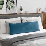 vidaXL Coussins de canapé 2 Pièces Bleu 120 x 40 cm