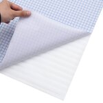 vidaXL Film pour fenêtre dépoli design à rayures 45x500 cm PVC