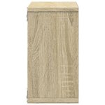 vidaXL Armoire murale 60x16x30 cm chêne sonoma bois d'ingénierie