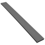 vidaXL Planche de terrasse 90 Pièces Gris WPC