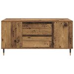 vidaXL Table basse Bois Ancien 102 x 44 5 x 50 cm Bois d'ingénierie
