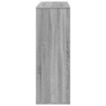 vidaXL Bibliothèque/Séparateur de pièce sonoma gris 100x33x94 5 cm
