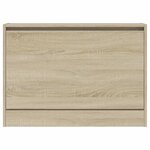vidaXL Armoire à chaussures chêne sonoma 80x21x57 cm bois d'ingénierie