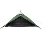 vidaXL Tente de camping tipi 1 personne vert imperméable