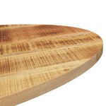 vidaXL Dessus de table 120x50x3 8 cm ovale bois massif de manguier