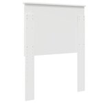 vidaXL Tête de lit Blanc Brillant 75 cm Bois d'ingénierie
