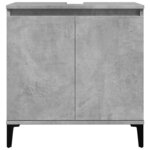 vidaXL Meuble d'évier gris béton 58x33x60 cm bois d'ingénierie