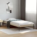 vidaXL Cadre de lit sans matelas chêne sonoma 90x200 cm