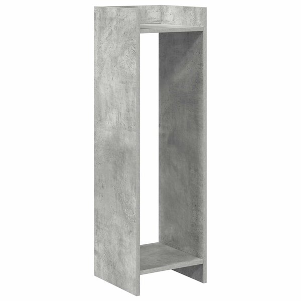 vidaXL Support de Plante Gris béton 30 x 30 x 100 cm Bois d'ingénierie