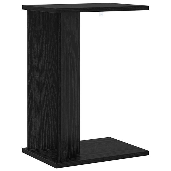 vidaXL Table d'appoint Chêne noir 35 x 25 x 50 cm Bois d'ingénierie