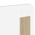 vidaXL Tête de lit Chêne Sonoma 135 cm Bois d'ingénierie