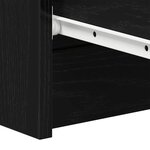 vidaXL Buffet chêne noir 60x35x98 5 cm bois d'ingénierie