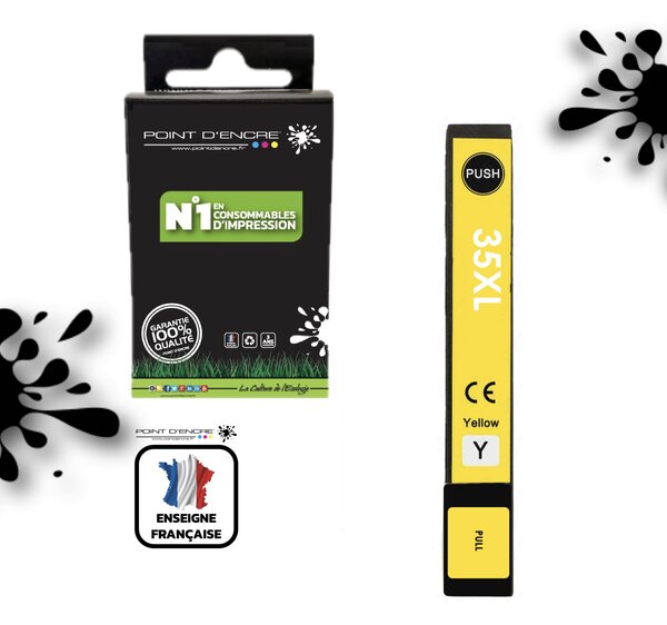 35XL - Cadenas - JAUNE - Grande capacité