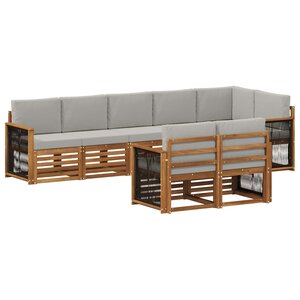 vidaXL Ensemble de canapés d'extérieur 7 pc