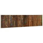 vidaXL Tête de lit multicolore 200 cm bois massif récupération