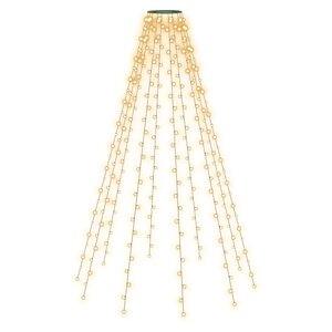 vidaXL Guirlande lumineuse filet d'arbre de Noël 250 LED 250 cm