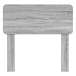 vidaXL Tête de lit Gris Sonoma 100 cm Bois d'ingénierie