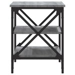 vidaXL Tables d'appoint 2 Pièces Sonoma gris 40x42x50 cm Bois ingénierie