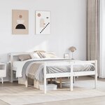 vidaXL Lit pour personne âgée avec tête de lit sans matelas 120x190 cm