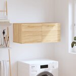 vidaXL Armoire murale chêne sonoma 80x36 5x35 cm bois d'ingénierie