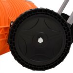 vidaXL Pelle à neige avec poignée extensible orange 96cm lame en acier