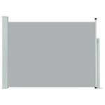 vidaXL Auvent latéral rétractable de patio 120x500 cm Gris