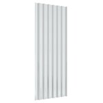 vidaXL Panneaux de toit 12 Pièces Acier enduit de poudre Marron 100x36 cm