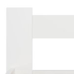 vidaXL Cadre de lit sans matelas blanc bois de pin massif 120x200 cm