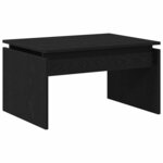 vidaXL Table basse Chêne noir 68 x 38 x 50 cm Bois d'ingénierie