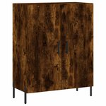 vidaXL Buffet chêne fumé 69 5x34x90 cm bois d'ingénierie