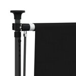 vidaXL Store Roulant Extérieur Noir 100 x 270 cm
