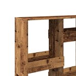 vidaXL Bibliothèque vieux bois 100x33x135 cm bois d'ingénierie
