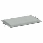 vidaXL Coussin de chaise longue gris clair mélangé 186x58x4 cm tissu