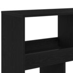vidaXL Étagère 2 Pièces Chêne noir 100 x 33 x 187 5 cm Bois d'ingénierie