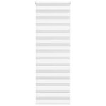 vidaXL Store zèbre blanc 80x230 cm largeur du tissu 75 9 cm polyester