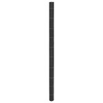 vidaXL Membrane anti-mauvaises herbes noir 2x200 m PP