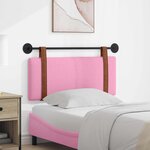 vidaXL Tête de lit suspendue Rose PU antique