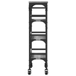 vidaXL Chariot de cuisine sonoma gris 53x20x76 cm bois d'ingénierie