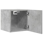 vidaXL Meubles TV muraux 2 Pièces Gris béton 30 5x30x30 cm