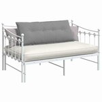 vidaXL Coussin de Dos Gris clair 120 x 19 x 50 cm tissu