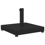 vidaXL Socles de parasol d'extérieur Noir 45 x 45 x 31.5 cm