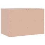 vidaXL Meubles TV 2 Pièces rose 67x39x44 cm acier