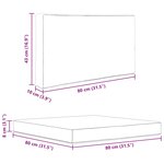 vidaXL Coussin de canapé d'extérieur 3 Pièces Modèle feuille Polyester